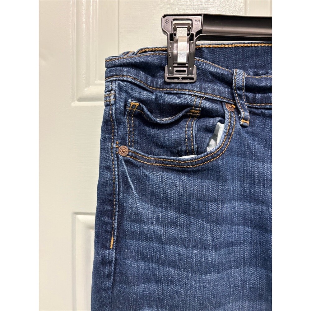 Abercrombie & Fitch Jeans Womens Size 10 Dark Wash Skinny Stretch W30 L31 - Picture 2 of 9